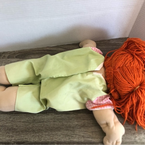 1980s Cabbage Patch Kid with Faux Fur Jacket - Picture 5 of 12